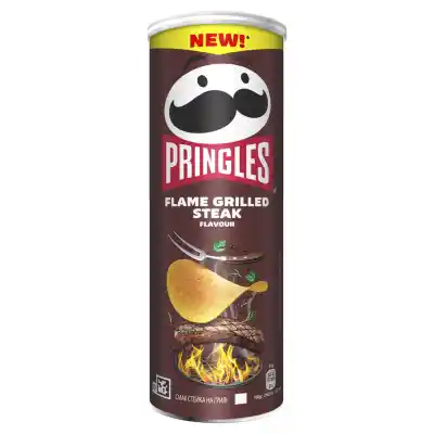 Bulvių trašk. PRINGLES GRILLED STEAK, 165 g