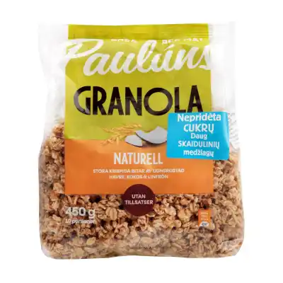 Granola su kokos. ir linų sėm. PAULUNS, 450 g