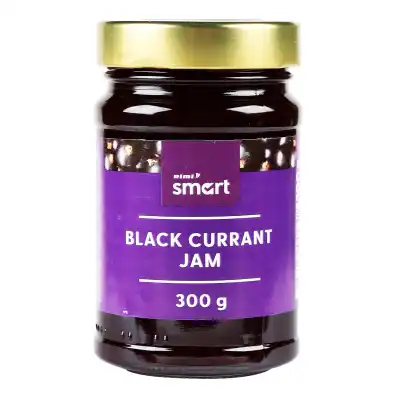 Juodųjų serbentų uogienė RIMI SMART, 300 g