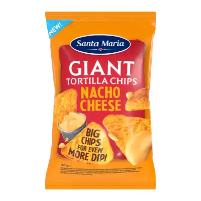 Kuk. traškučiai SM NACHO CHEESE GIANT, 160 g