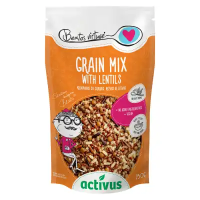 Grūdų mišinys su lęšiais ACTIVUS & BV, 250 g