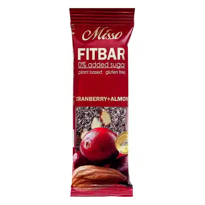 Batonėlis MISSO CRANBERRY ALMOND, 30 g