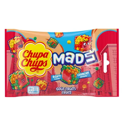 Želė saldainiai CHUPA CHUPS FRUIT BAG 45 g