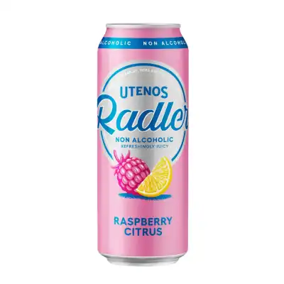 Nealk.UTENOS alaus kokt.RADLER, 0,5 l