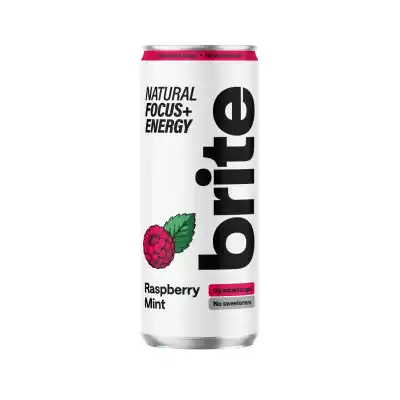 Energinis gėrim. BRITE RASPBERRY MINT, 330 ml