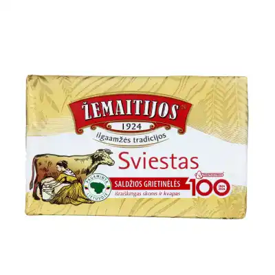 ŽEMAITIJOS sviestas, 82 % rieb., 200 g