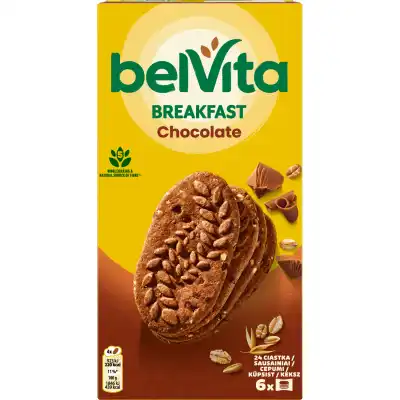 Kakav. sausainiai su šok. gab. BELVITA, 300 g
