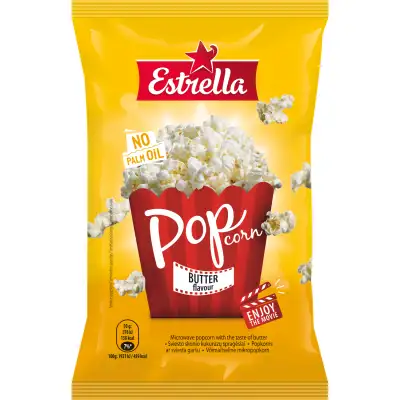 Sviesto sk. kukurūzų spragėsiai ESTRELLA, 90g