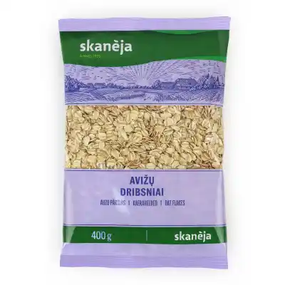 Avižų dribsniai HAPPY FAMILY, 400 g