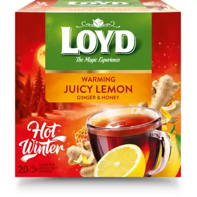 Žolelių arbata LOYD WARMING LEMON, 20 pak.