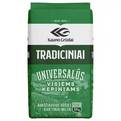 Kviet. TRADICINIAI miltai KAUNO GRŪDAI, 0,9kg