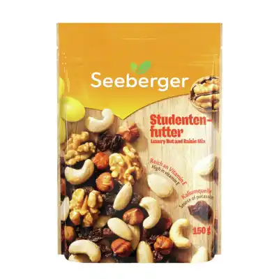 Riešutų ir razinų mišinys SEEBERGER, 150g