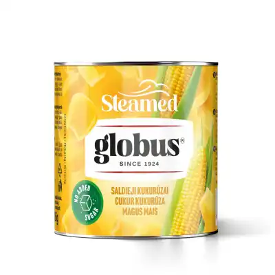 Kons. saldieji kukurūz. GLOBUS, 340 g / 285 g