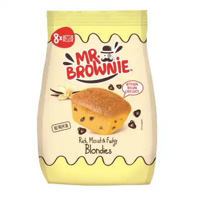 Van. keksiuk. su belg. šok. MR BROWNIE, 200 g