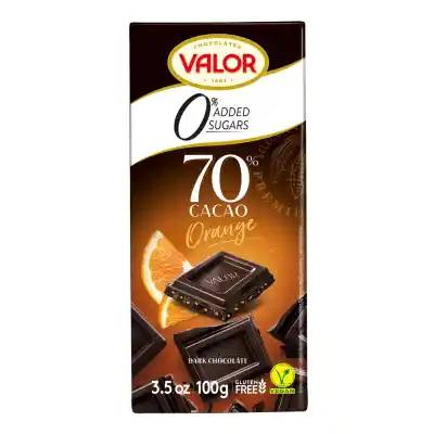 Šokoladas apels., su sald., 70 % VALOR, 100g