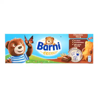 Pyragaičiai su šokolado įdaru BARNI, 150 g