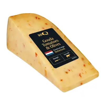 GOUDA sūris su alyv. ir pomid. DELI Q, 130 g