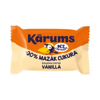 Vanilinis sūrelis KARUMS, be laktozės, 40 g