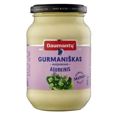 Majonezas GURMANIŠKAS, agurkinis, 400 g