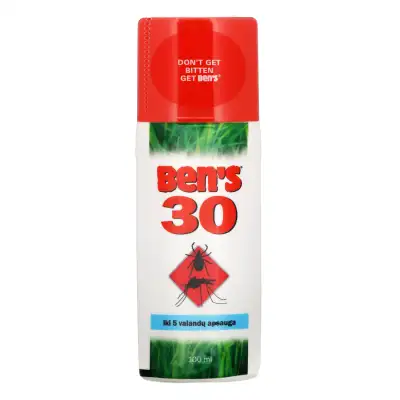 Repelentas vabzdžiams atbaidyti BEN'S, 100 ml