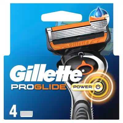 Skus.gal.GILLETTE FUSION PROGLIDE POWER,4vnt.