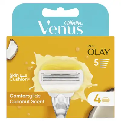 Skutimosi galvutės VENUS COCONUT, 4 vnt