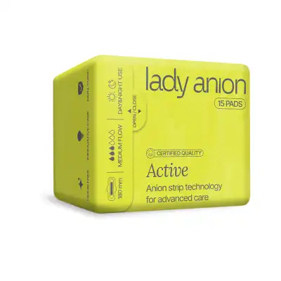 Higieniniai įklotai LADY ANION ACTIVE, 15vnt