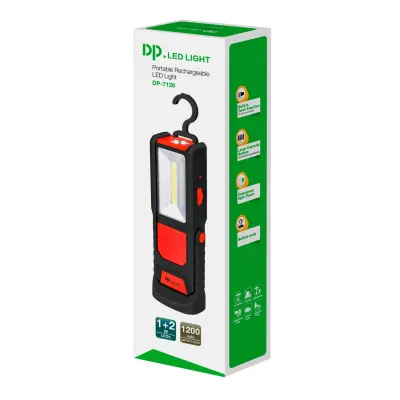 Įkraunamas led žibintuvėlis dp 7126