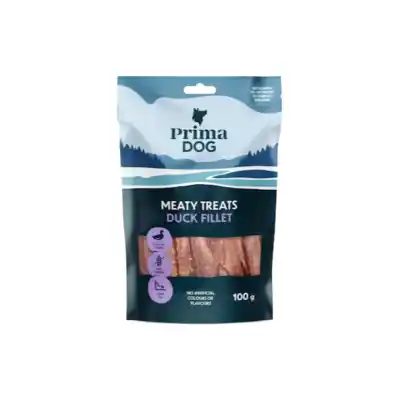 Šunų pašaras PrimaDog antienos filė 100g