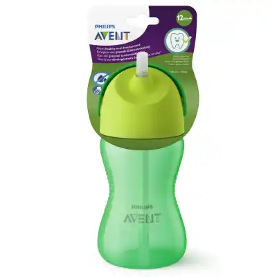 Puodelis su šiaud.PHA 300ml 12mėn.,1vnt