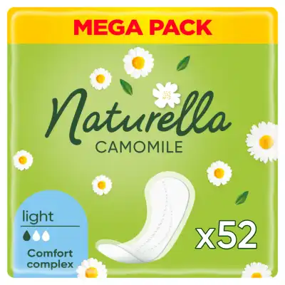 Higien.įklotai NATURELLA LIGHT, 52vnt
