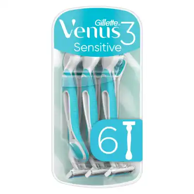 Mot.vienkar.skustuvai VENUS 3 SENSITIVE,6vnt.