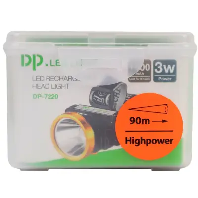 Galvos žibintas DP FOCUS 90 m akum. U6H 7229A