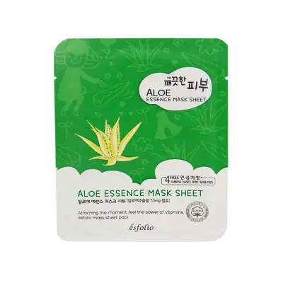 Lakštinė kaukė PURE SKIN ALOE ESSENCE, 25 ml
