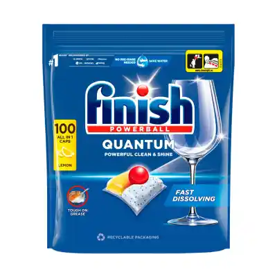 Indų ploviklio kaps. FINISH QUANTUM, 100 vnt