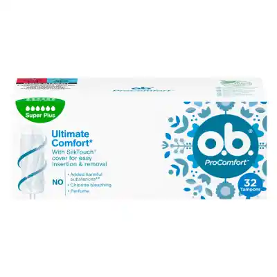 Hig. tamponai OB PROCOMFORT SUPER, 32 vnt.