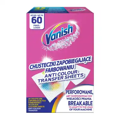 Skalbin. servetėlės VANISH, 60 skalb., 30 vnt