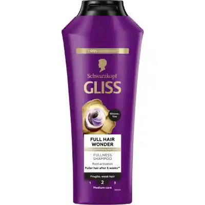 Plaukų šamp. GLISS FULL HAIR WONDER, 400 ml