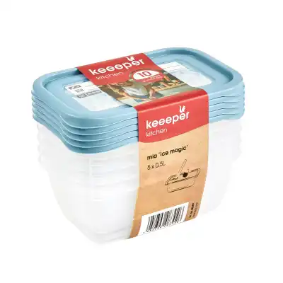 Maisto indeliai Keeeper, 0,5 l, 5 vnt., AW26