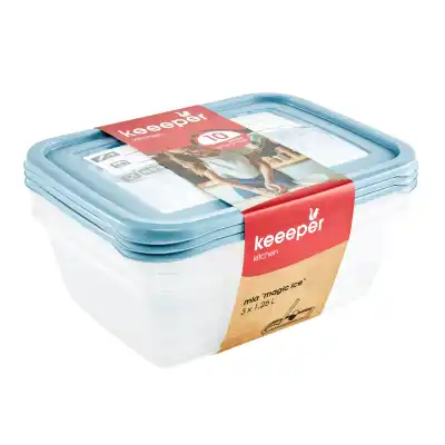 Maisto indeliai Keeeper, 1,25 l, 3 vnt., AW26