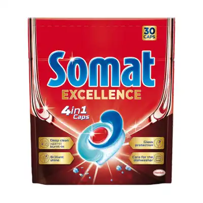 Ind. kapsulės SOMAT EXCELLENCE 4in1, 30 vnt