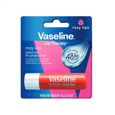 Lūpų balzamas VASELINE ROSY, 4,8 g
