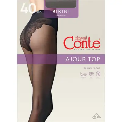 Pėdkelnės CONTE BIKINI 40 NERO 3