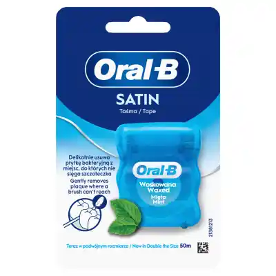 Dantų siūlas ORAL B SATIN TAPE, 50 m