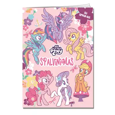 Spalv. kn. MY LITTLE PONY. SU LIPDUKAIS