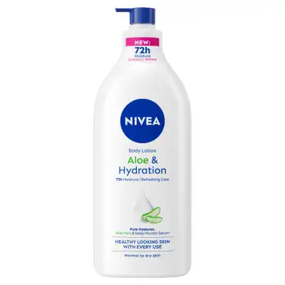 Kūno losjon. NIVEA ALOE & HYDRATION, 625 ml