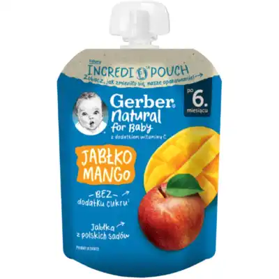 Vaik. tyrelė GERBER, ob. mang. sk. 80 g