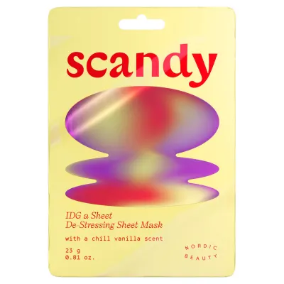 Lakštinė kaukė SCANDY IDG STRESSING, 1 vnt.