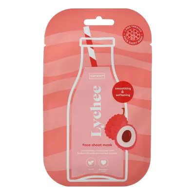 Veido kaukė SENCE, su ličių ekstraktu, 20 ml