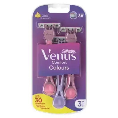 Vienkartiniai skustuvai VENUS 3, 3 vnt.